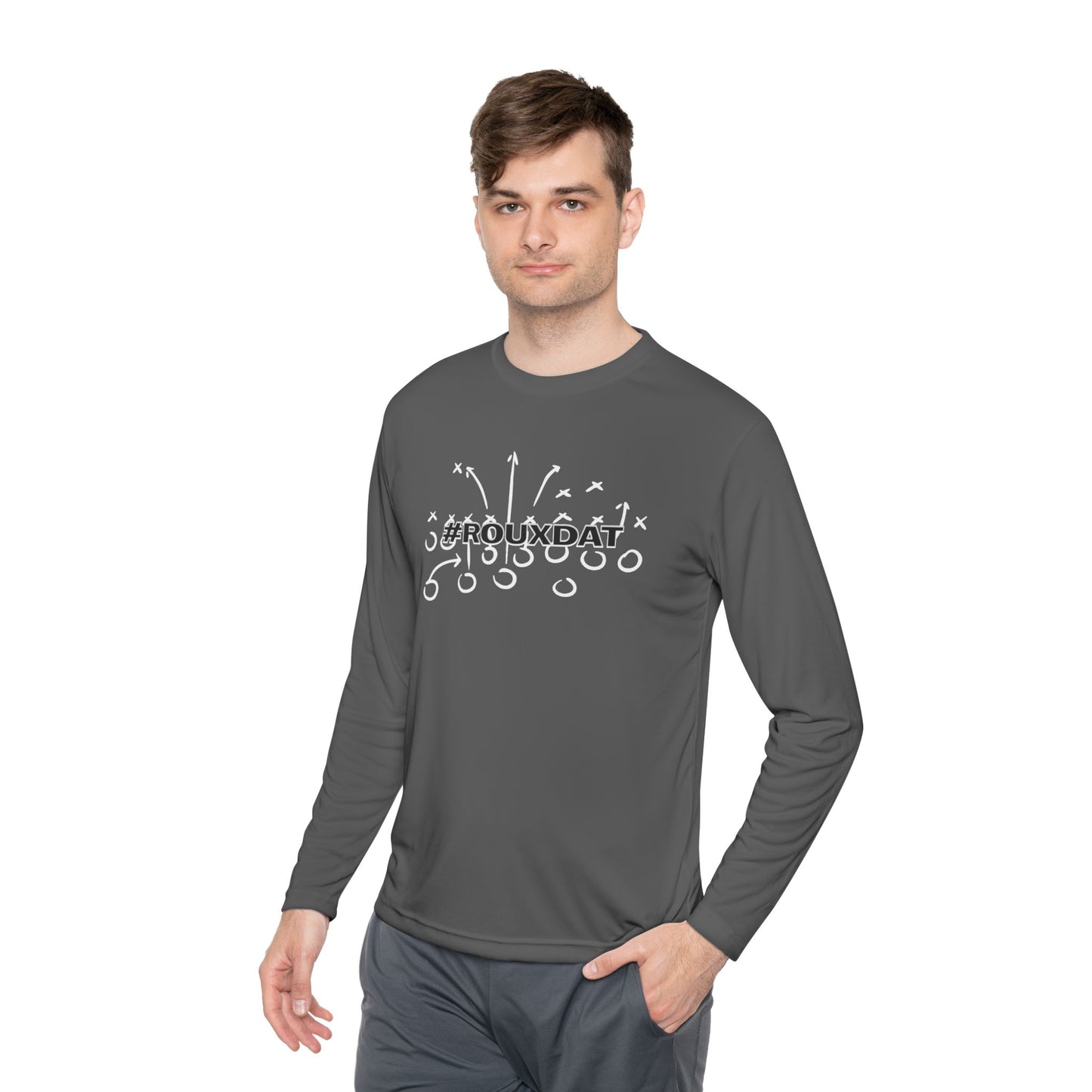 Custom Football Play Design Long Sleeve Tee