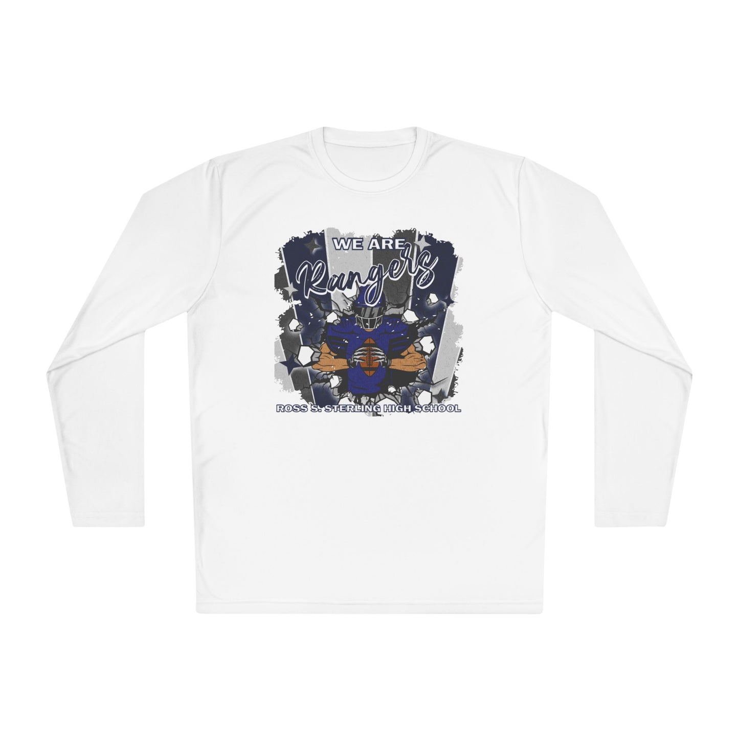 Long Sleeve Custom Mascot "We Are Rangers" Team Spirit Shirt.