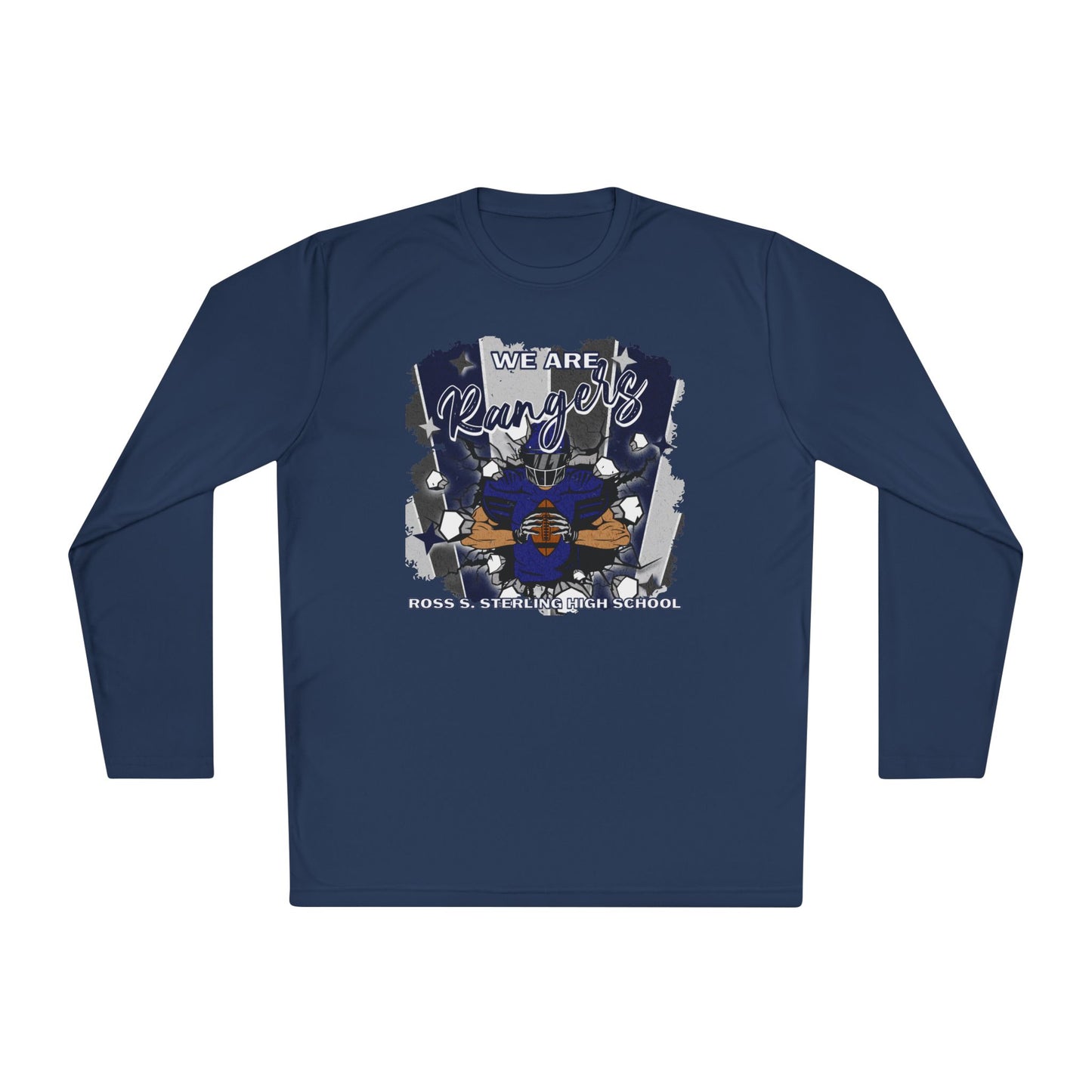 Long Sleeve Custom Mascot "We Are Rangers" Team Spirit Shirt.