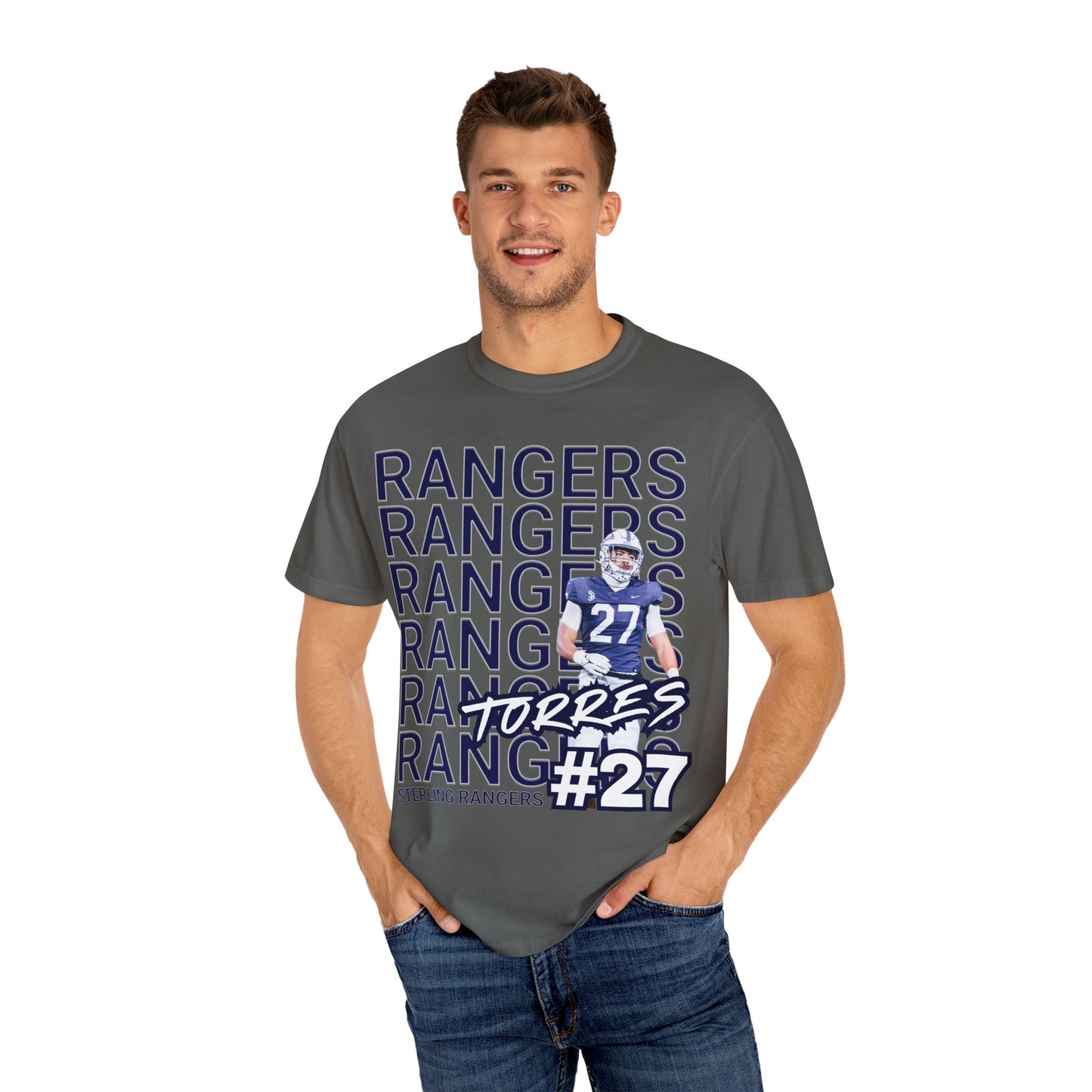 Custom Mascot Football T-Shirt with Personalized Name & Number - Game Day Apparel